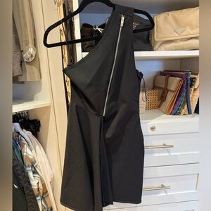 Stella McCartney Black One-Shoulder Dress
